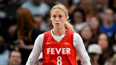 Indiana Fever guard Sophie Cunningham during the game between the Dallas Wings and the Indiana Fever