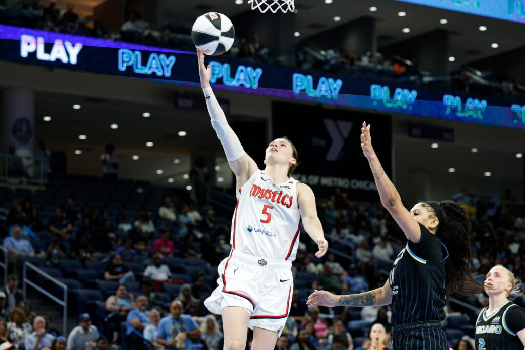 Washington Mystics guard Jade Melbourne