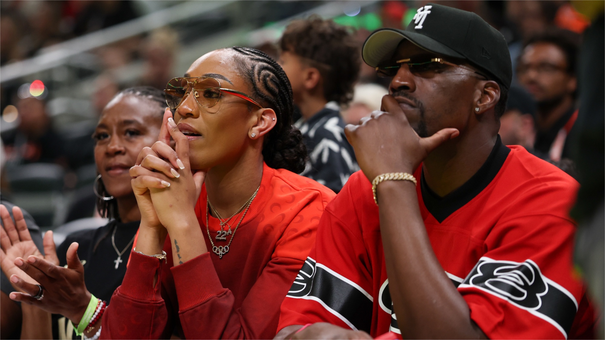 VIDEO: A&rsquo;ja Wilson&rsquo;s Genuine Reaction To Being Called Bam Adebayo&rsquo;s &lsquo;Better Half&rsquo; Goes Viral