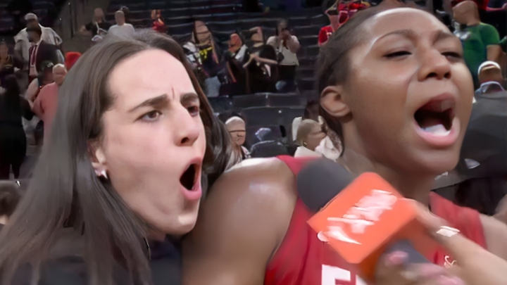 Caitlin Clark Crashes Aliyah Boston's Post Game Interview After Indiana Fever Cruised Minnesota Lynx To Win WNBA Commissioner's Cup