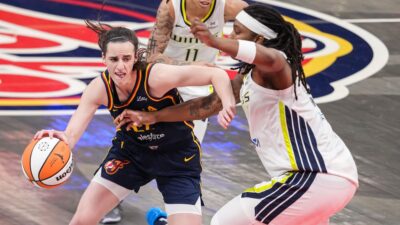 Caitlin Clark's Sequence Prompts WNBA Analysts To Call Out Ignored Foul In Fever's Blowout Win Over Wings