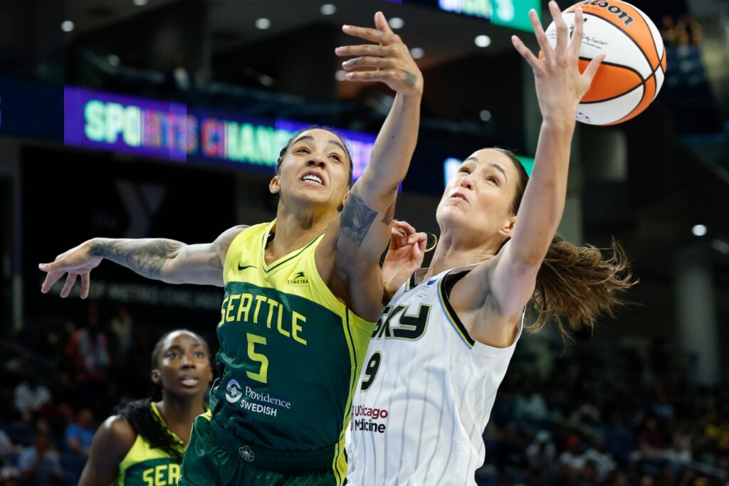 Gabby Williams and Rebecca Allen