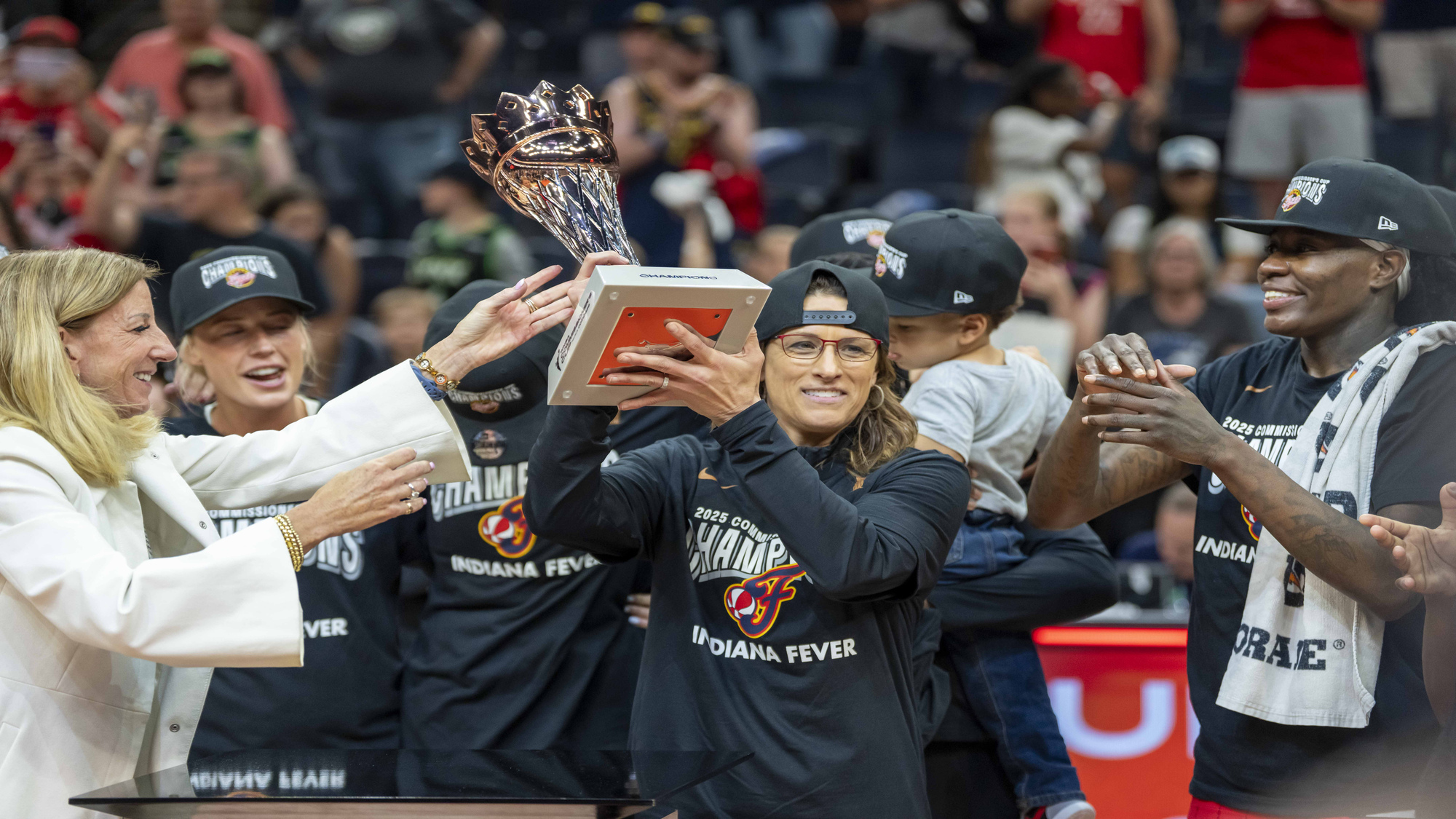 NBA Superstar Celebrates Indiana Fever&rsquo;s Stunning Commissioner&rsquo;s Cup Triumph Over Lynx