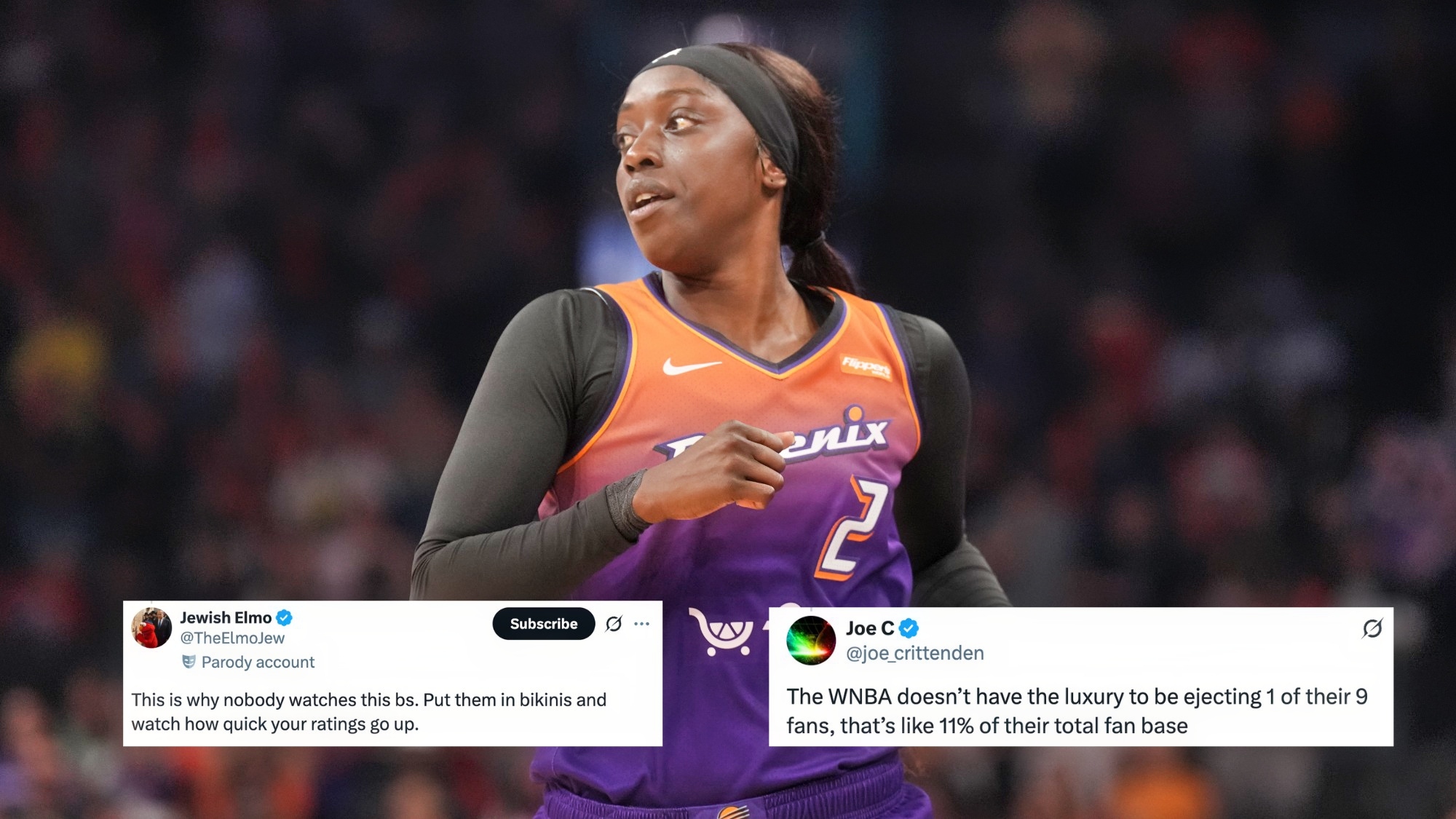 WNBA Faces Social Media Backlash For Ejecting Fan Over Kahleah Copper's Viral Wig Incident- "Nobody Watches This BS"