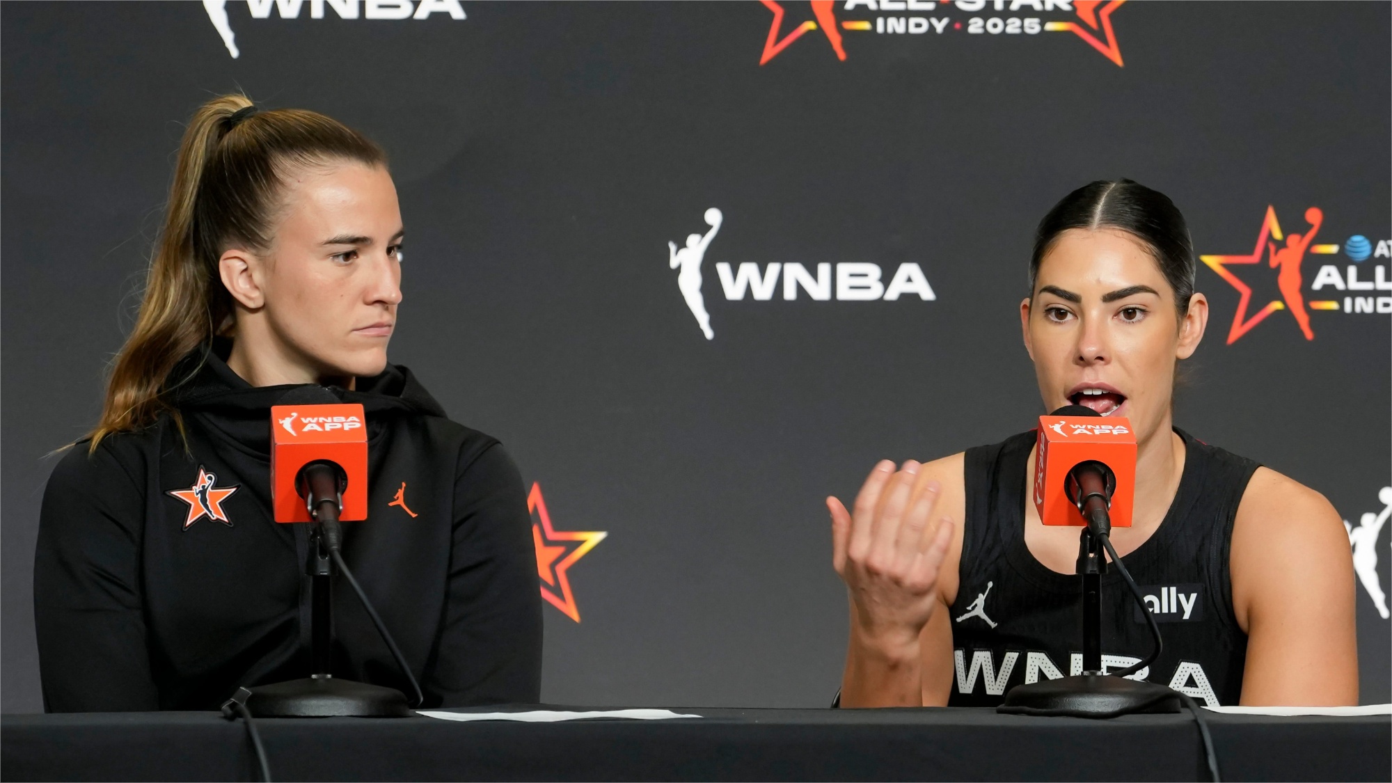 Sabrina Ionescu Claps Back At Kelsey Plum&rsquo;s Team Clark Jab Over &lsquo;Pay Us&rsquo; Shirts