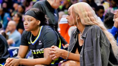 WNBA Couple Dijonai Carrington And NaLyssa Smith Go Back And Forth Over Foul During Wings-Aces Clash