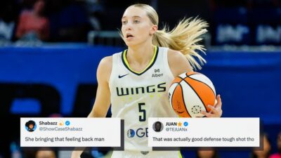 Paige Bueckers' Second-Quarter Heroics In Wings-Liberty Game Blows Up Social Media