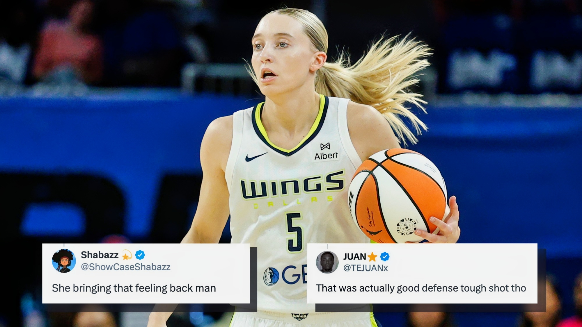 Paige Bueckers' Second-Quarter Heroics In Wings-Liberty Game Blows Up Social Media