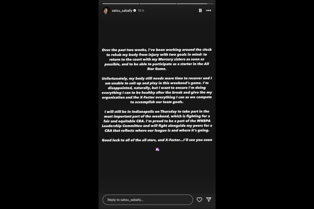 Mercury Star Ditches All-Star Game Due To Injury, Caitlin Clark&rsquo;s Status Still Uncertain