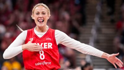 Sophie Cunningham Pokes Fun During Post-Game Interview After Head Injury Scare