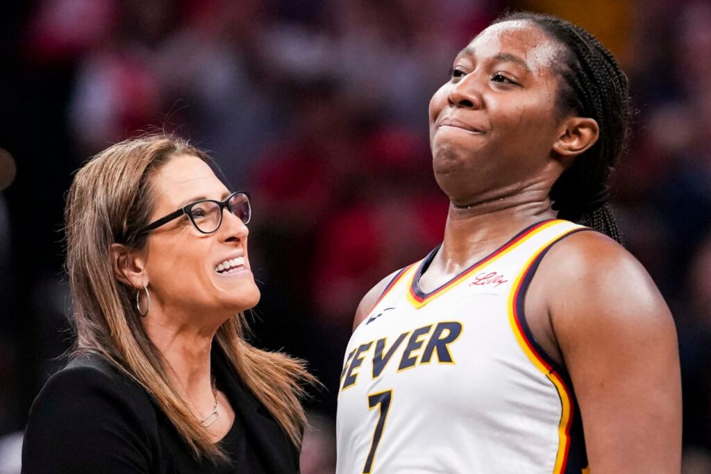 Stephanie White and Aliyah Boston