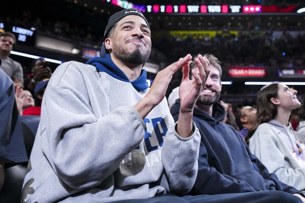 Tyrese Haliburton at Indiana Fever Game