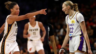 Aerial Powers Hilariously Trolls Cameron Brink's Tight Defence During Los Angeles Sparks' Loss To Indiana Fever