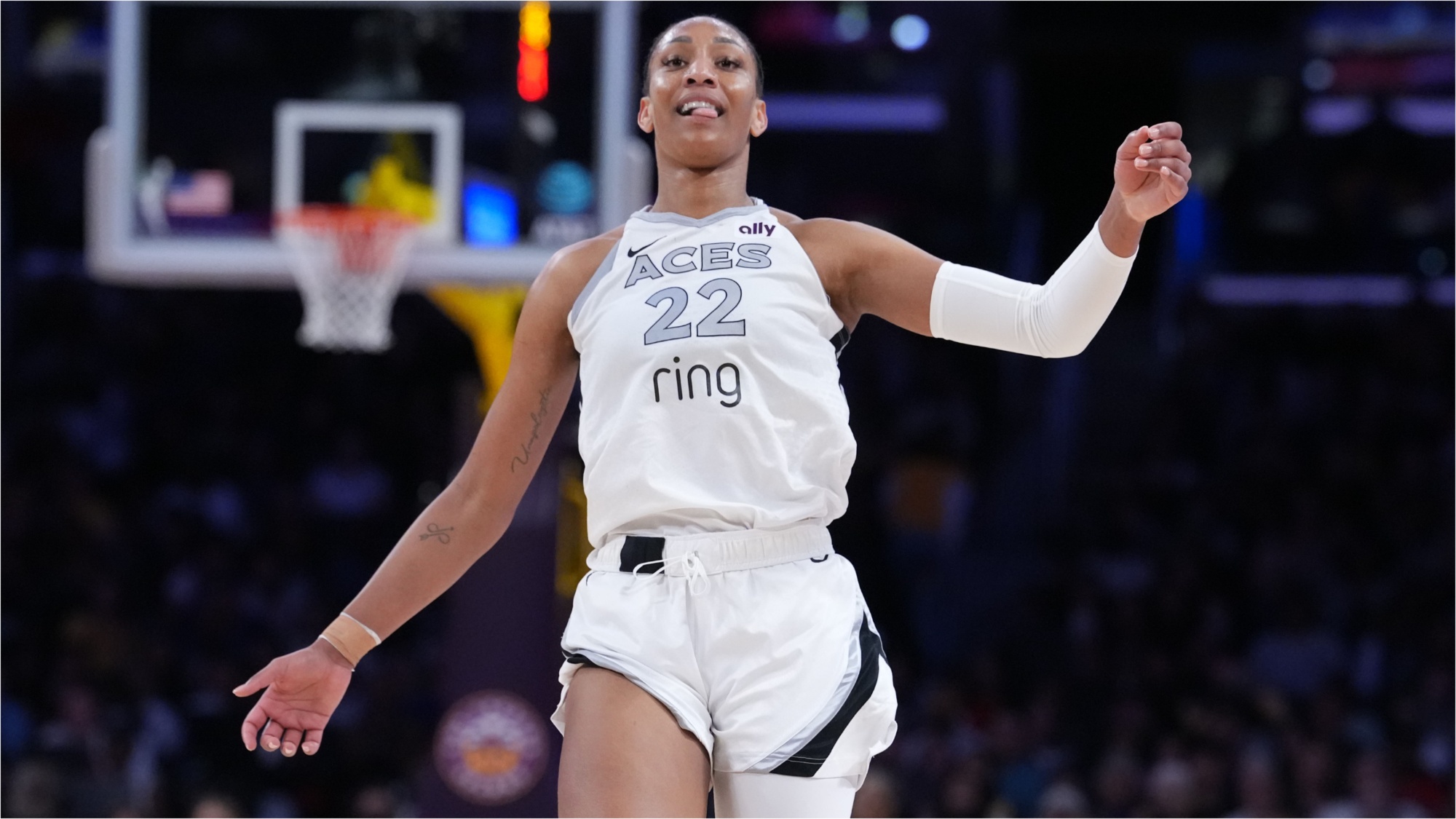A’ja Wilson Sets WNBA Block Record During Las Vegas Aces' Close Victory Over Golden State Valkyries