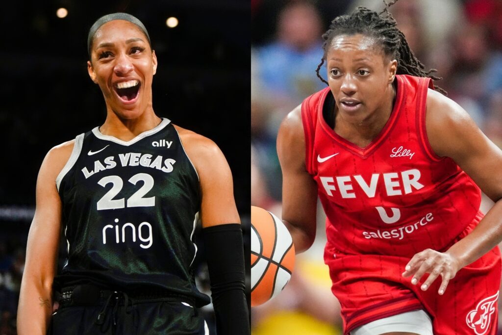 A'ja Wilson And Kelsey Mitchell