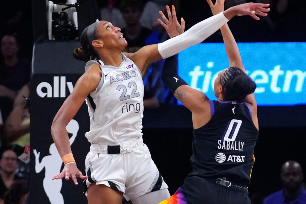 A'ja Wilson and Satou Sabally