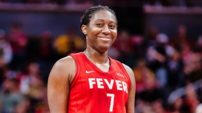 Aliyah Boston Celebrates After Making Double Franchise History As Fever Secures Fifth Straight Win