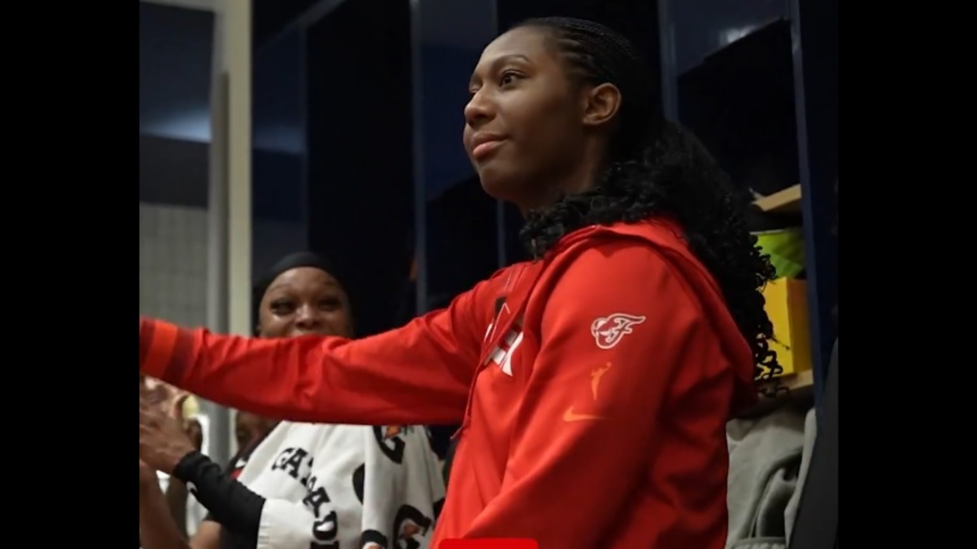 Cameras Caught Aliyah Boston’s Reaction After Learning Franchise History During Locker Room Motivation
