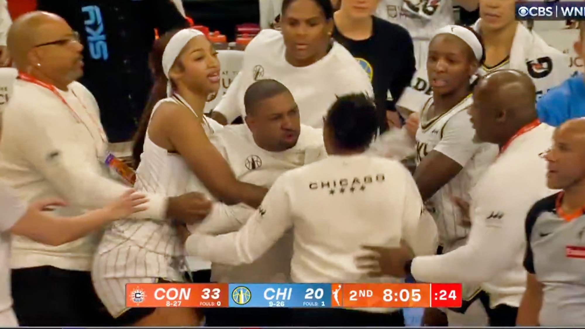 VIDEO: Angel Reese Holds Back Coach Tyler Marsh During Fiery Altercation With Ref Before Second Quarter Ejection