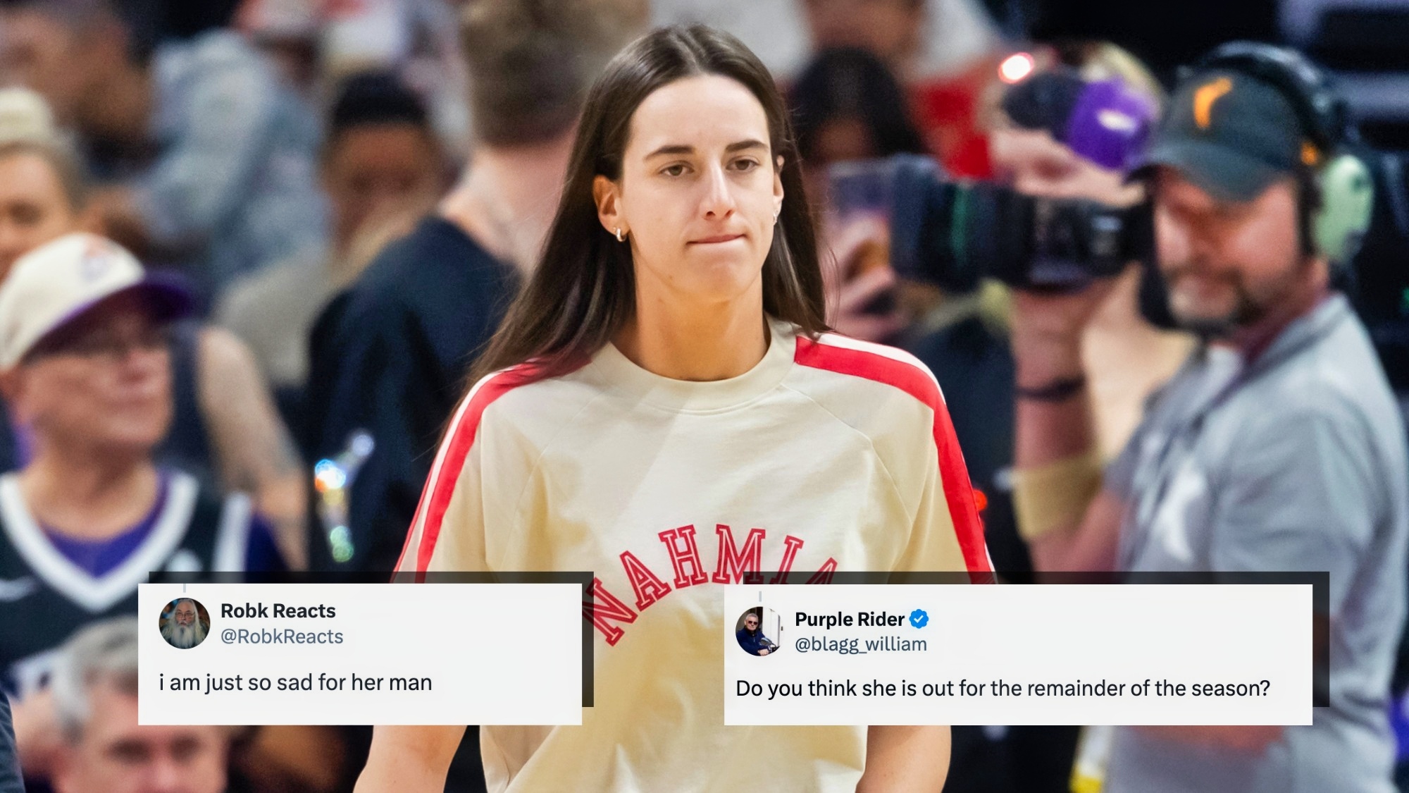 Fans Rally Behind Caitlin Clark After Viral Video Captures Her Pain - "I Am Just So Sad For Her Man"