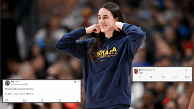 Caitlin Clark's Viral Postgame Meet-Up With Jordan Chiles Had WNBA Fans In Frenzy After Fever&rsquo;s Victory Over Dallas