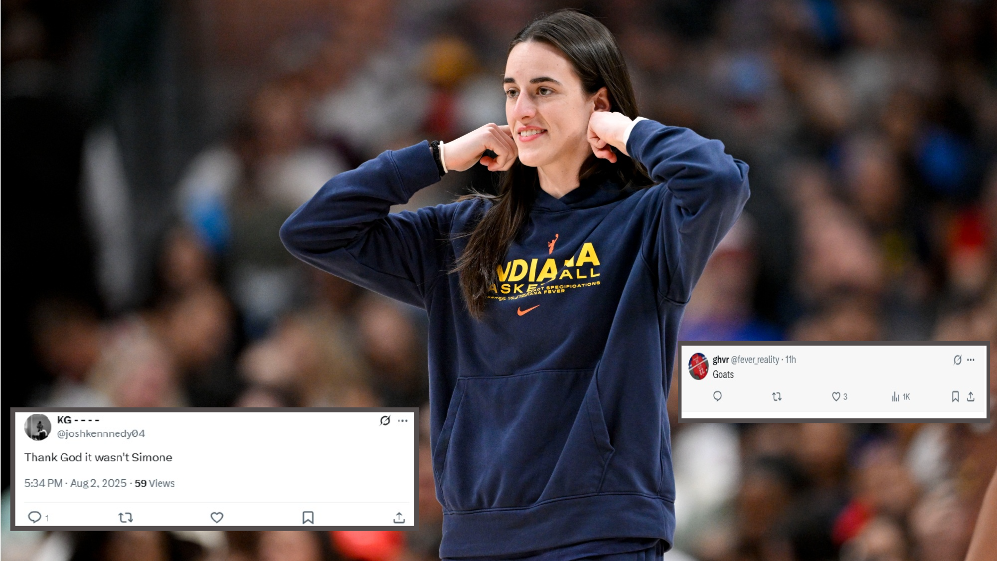Caitlin Clark's Viral Postgame Meet-Up With Jordan Chiles Had WNBA Fans In Frenzy After Fever&rsquo;s Victory Over Dallas