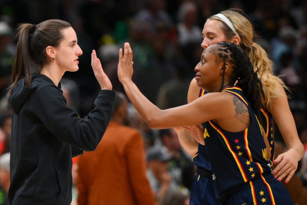 Caitlin Clark, Lexie Hull And Kelsey Mitchell