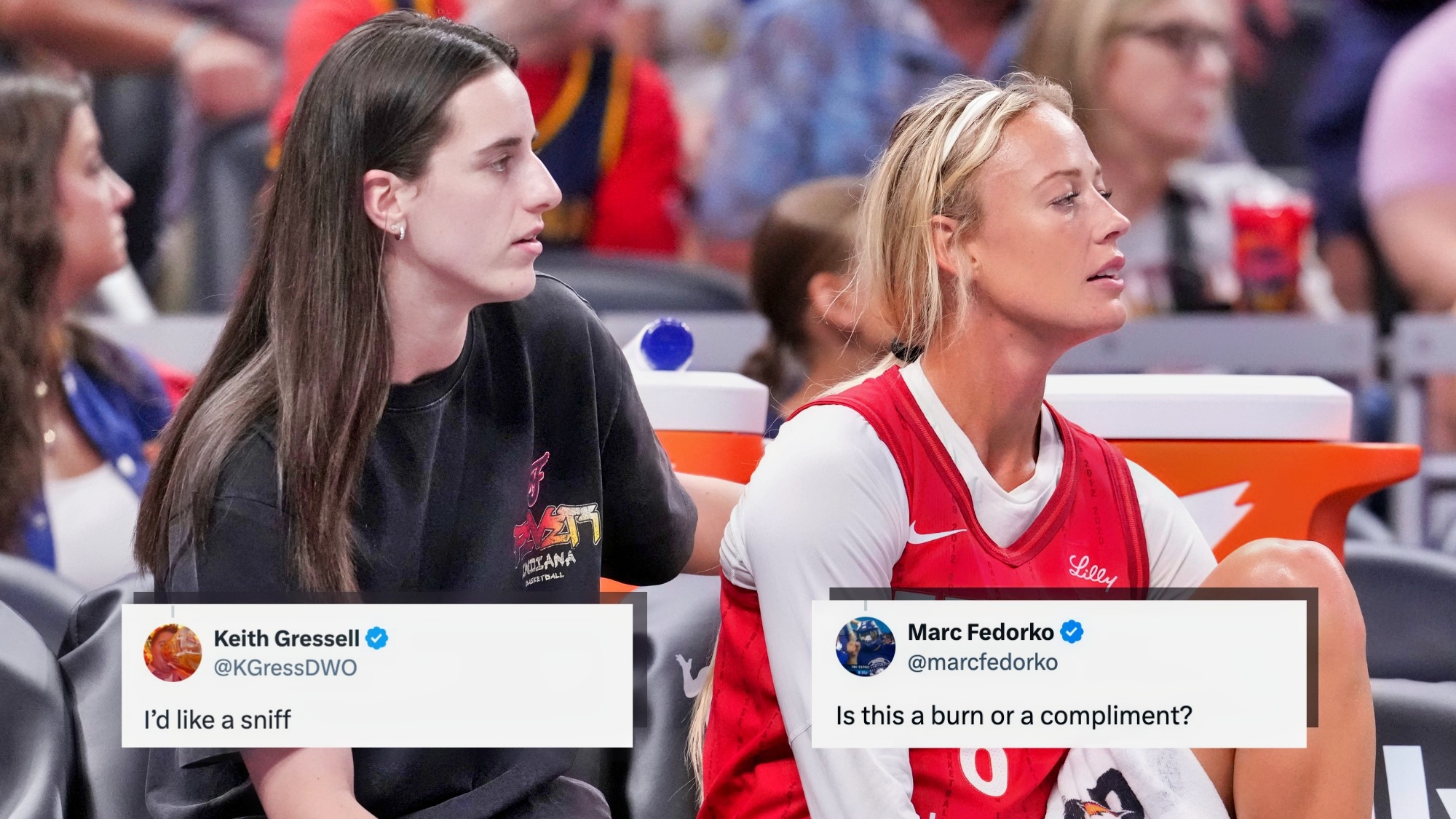 Sophie Cunningham's Viral 'Goat' Comment On Caitlin Clark Receives Hilarious Fan Reactions - "l'd Like A Sniff"