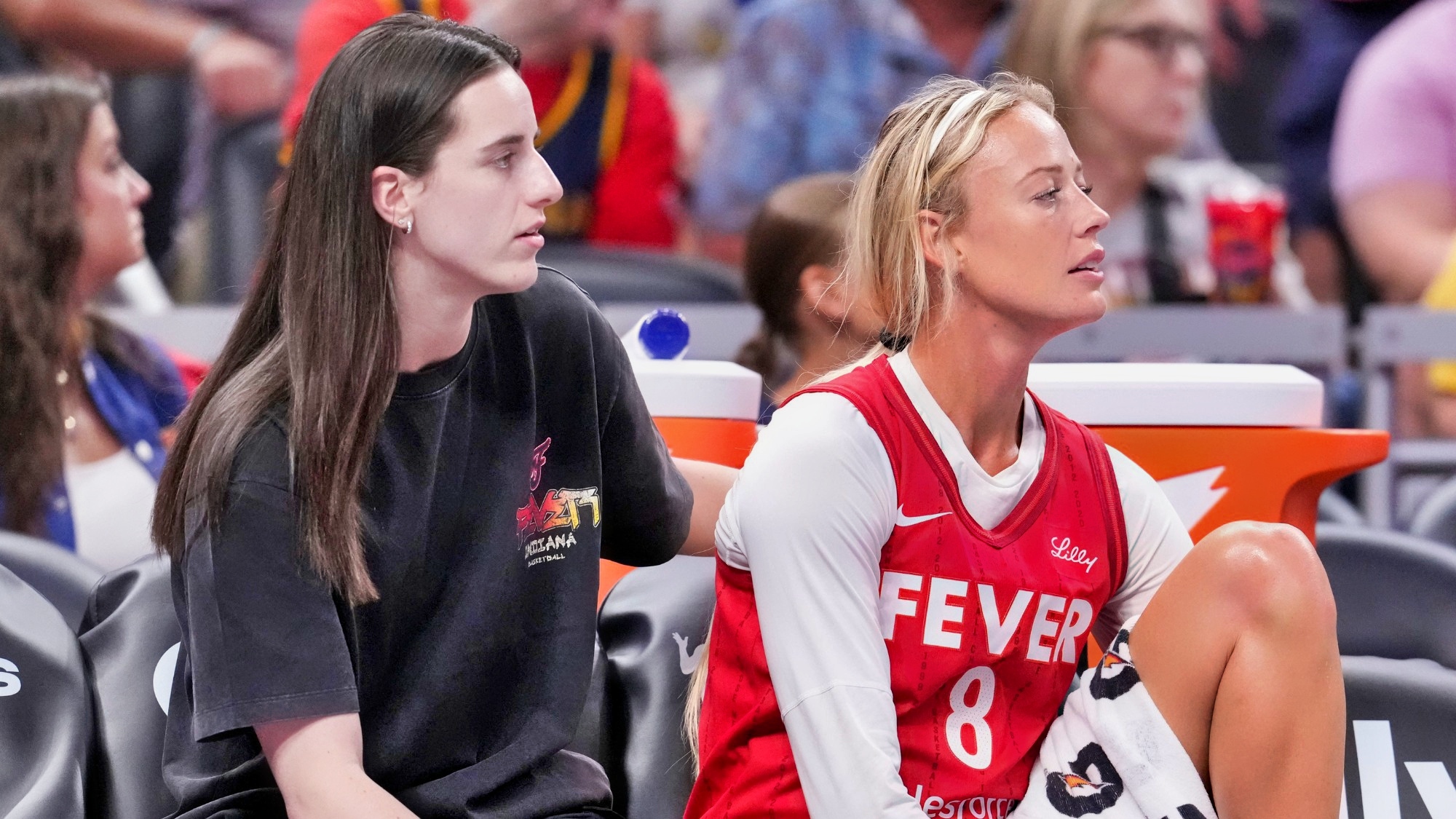 Sophie Cunningham Calls Skip Bayless's Remarks On Caitlin Clark's Injury False