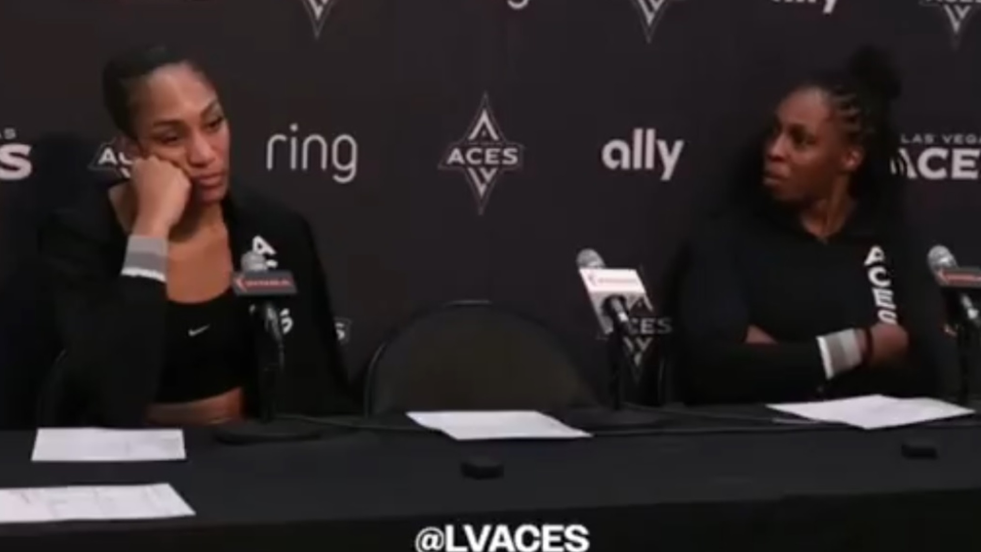 VIDEO: Chelsea Gray Blows Up With A Shocking Reaction To A'ja Wilson's Postgame Interview