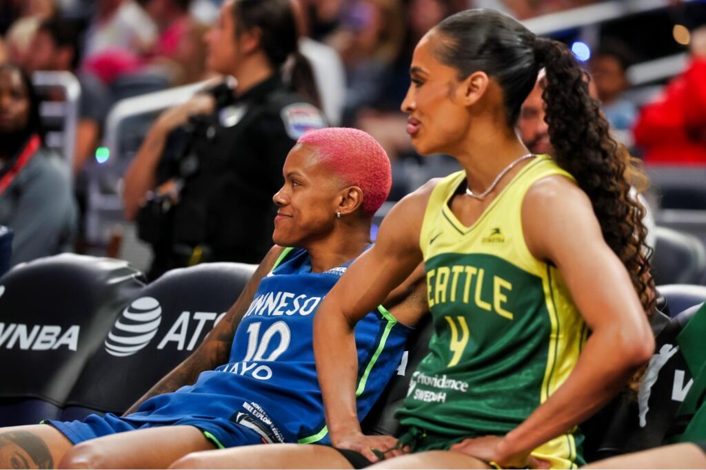 Courtney Williams and Skylar Diggins-Smith