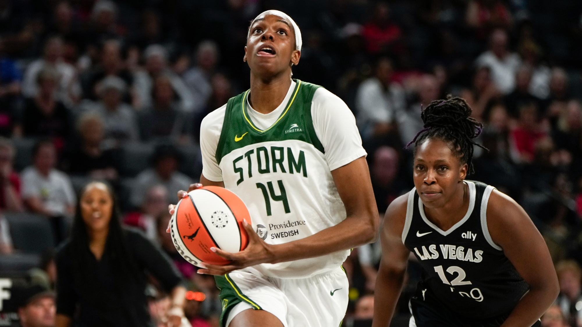 Dominique Malonga Earns Coach Noelle Quinn&rsquo;s Trust With Career Game In Seattle Storm's Loss To Las Vegas Aces