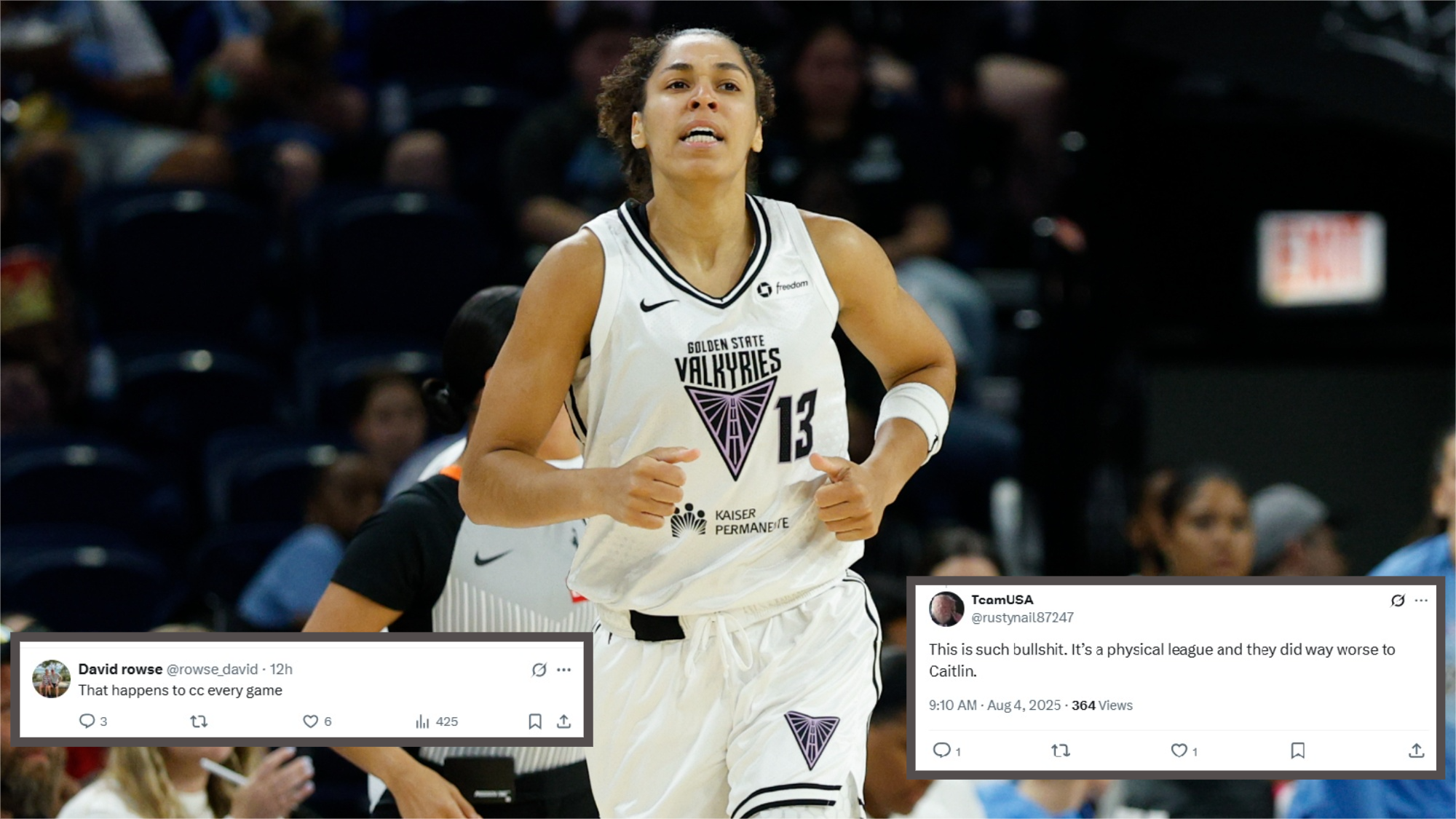 WNBA Fans Slam Janelle Salaun&rsquo;s Ejection After Flagrant Foul On Jewell Loyd- "Did Way Worse To Caitlin"