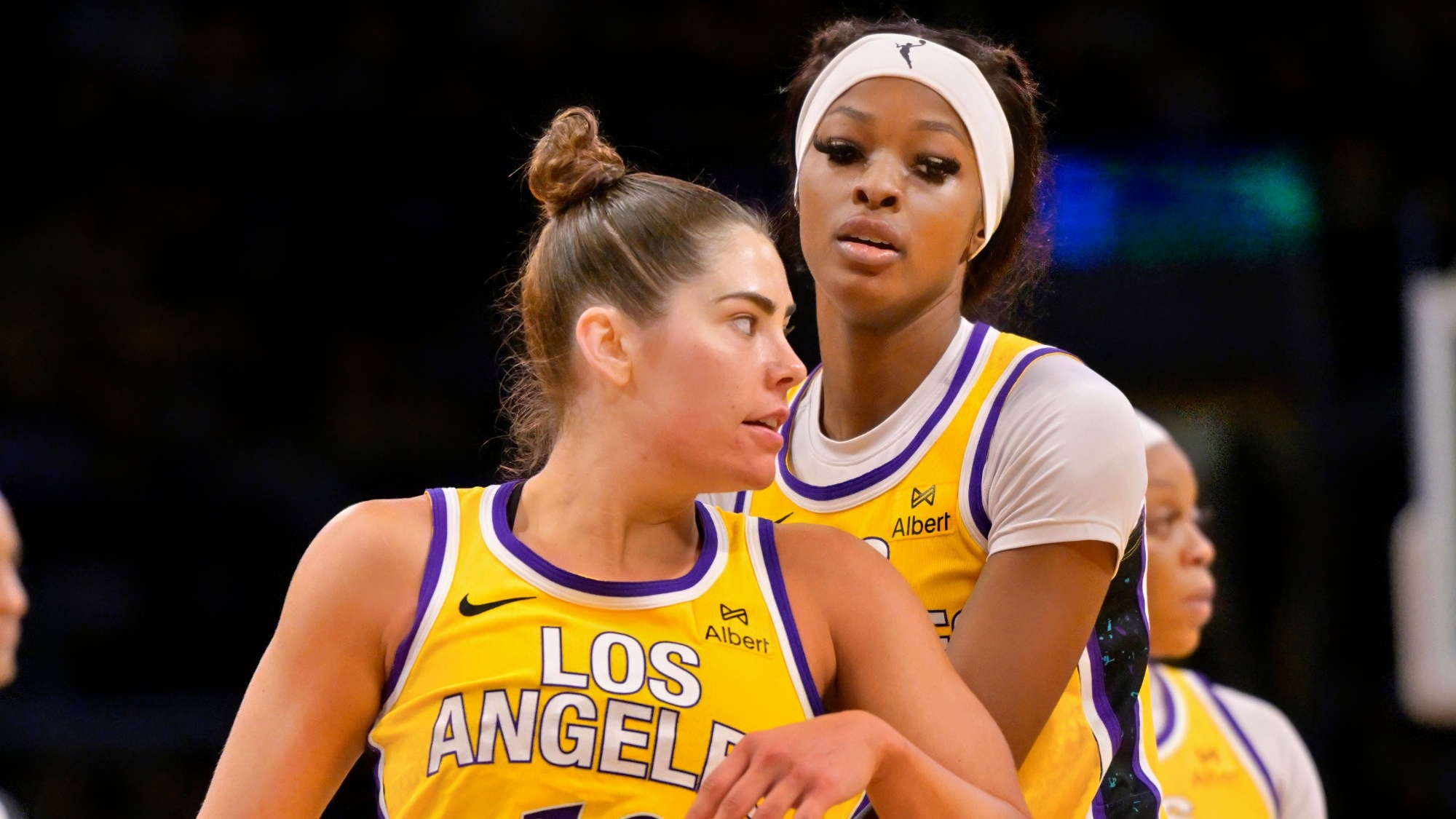 Rickea Jackson Lauds Kelsey Plum's 'High IQ' in Los Angeles Sparks' Win Over Indiana Fever