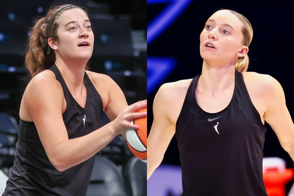 Maddy Siegrist and Paige Bueckers