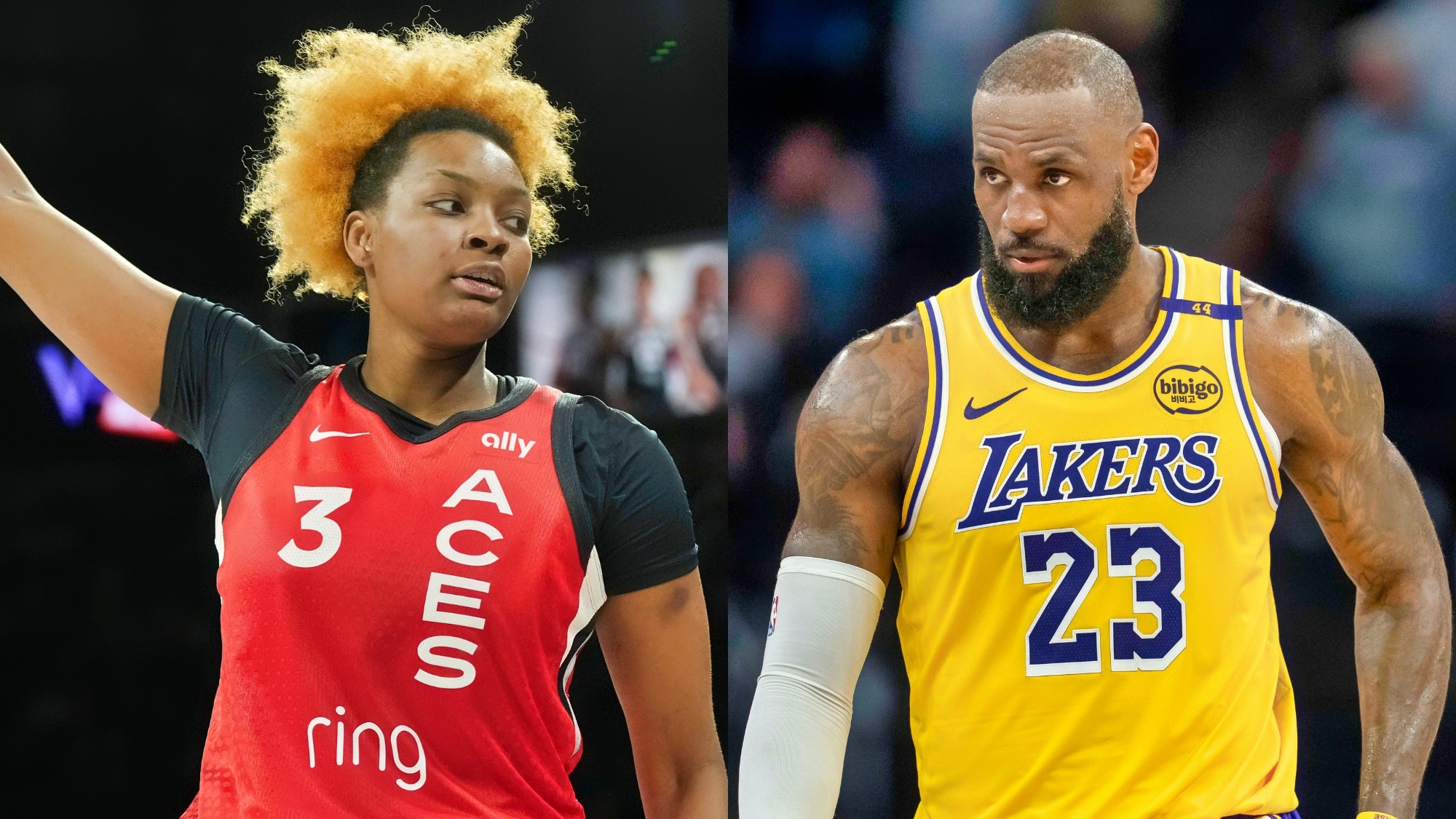 NaLyssa Smith Celebrates Las Vegas Aces' Winning Streak With LeBron James' Viral Picture