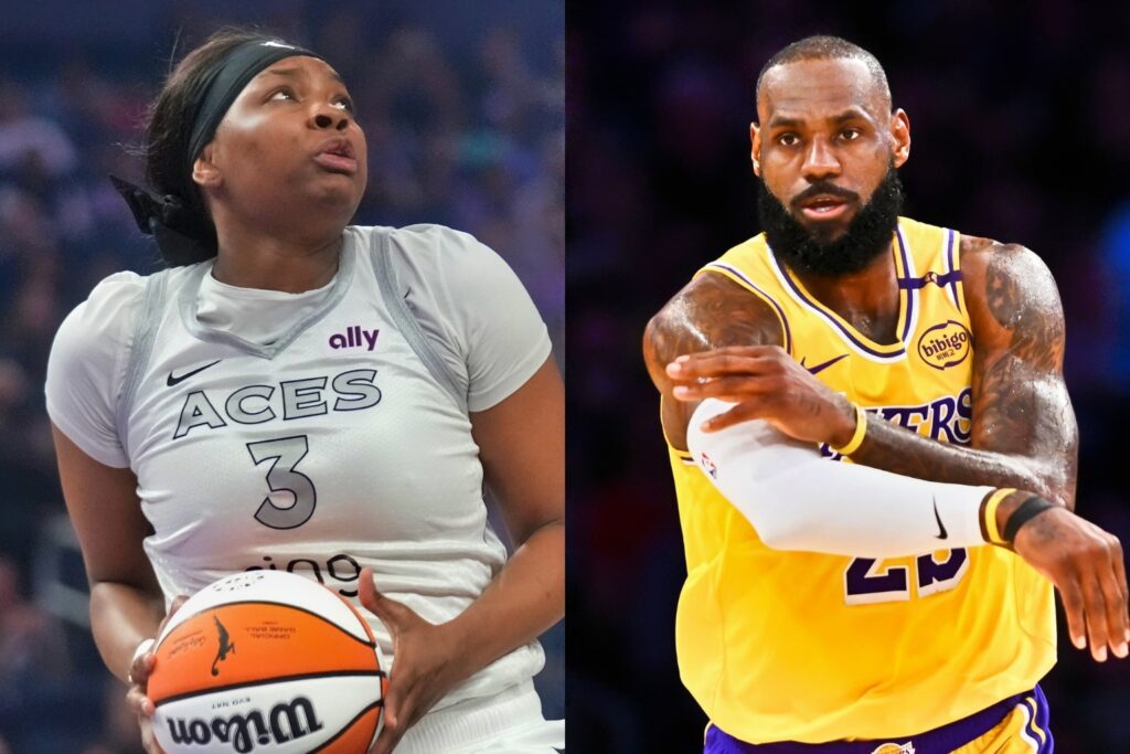 NaLyssa Smith and LeBron James