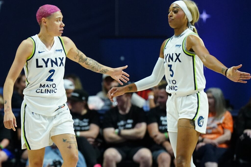 Natisha Hiedeman and DiJonai Carrington