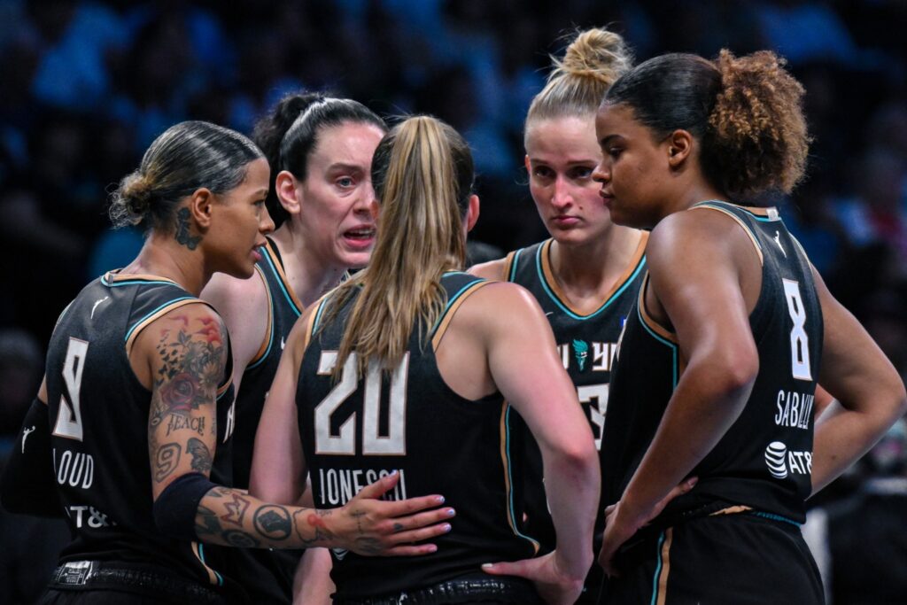 Sabrina Ionescu, Natasha Cloud And Breanna Stewart