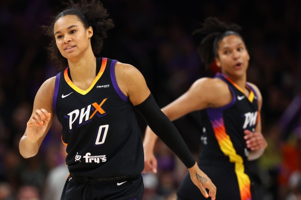 Satou Sabally and Alyssa Thomas 