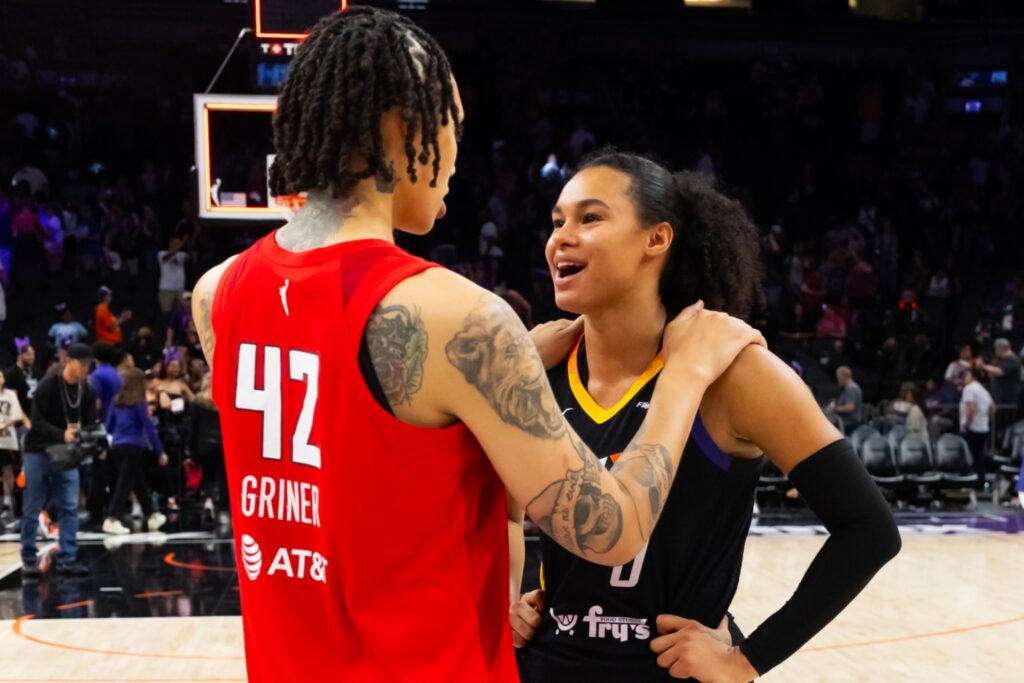 Satou Sabally and Brittney Griner