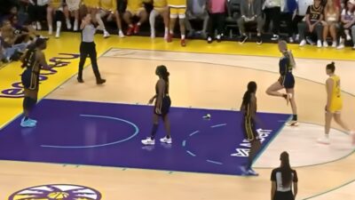 VIDEO: Cameras Caught The Moment Sophie Cunningham Was Hit With Sex Toy During Indiana Fever Game Against Los Angeles Sparks