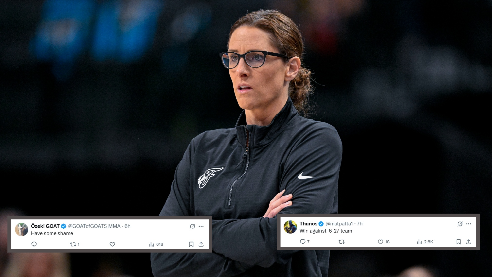 &ldquo;Have Some Shame&rdquo; - Fans Lash Out At Stephanie White For Crying After Beating A Weak Team