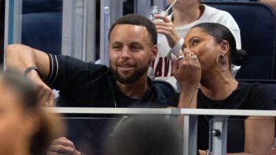 Stephen Curry Fulfills Promise During Golden State Valkyries' Home Game Against Los Angeles Sparks At Chase Center