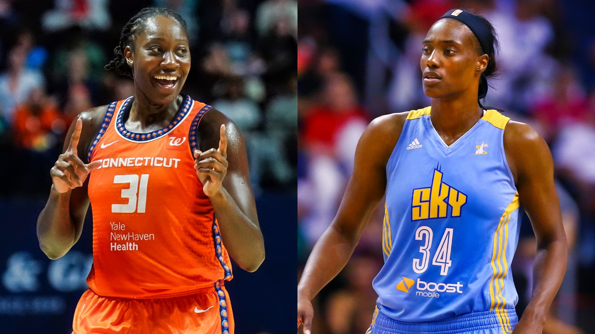 Tina Charles Surpasses Sylvia Fowles In WNBA Double-Double Record During Chicago Sky's Loss To Connecticut Sun