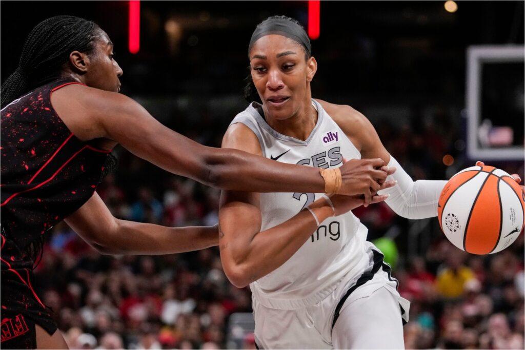 A'ja Wilson And Aliyah Boston