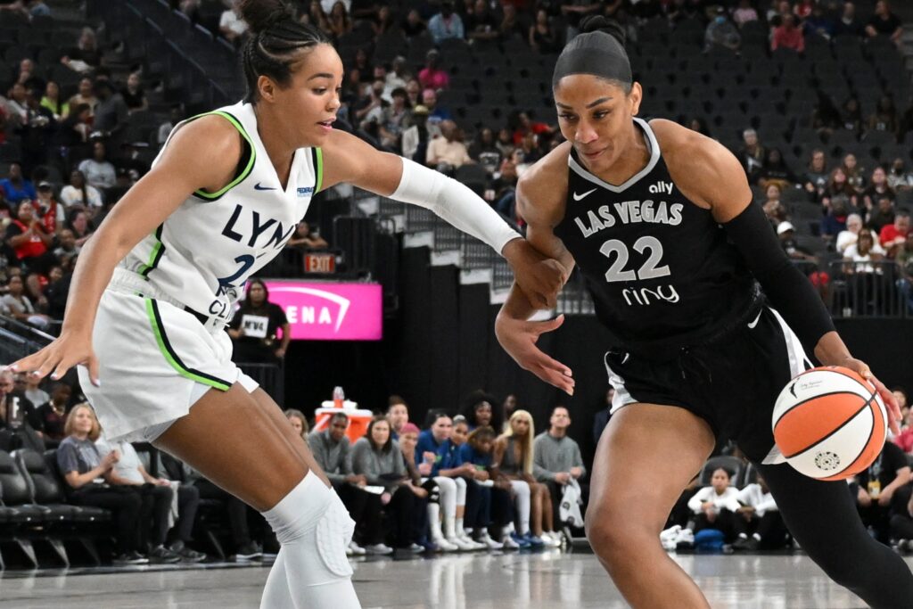 A'ja Wilson and Napheesa Collier