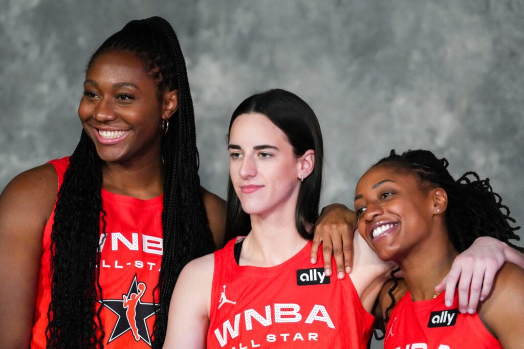 Aliyah Boston, Caitlin Clark And Kelsey Mitchell