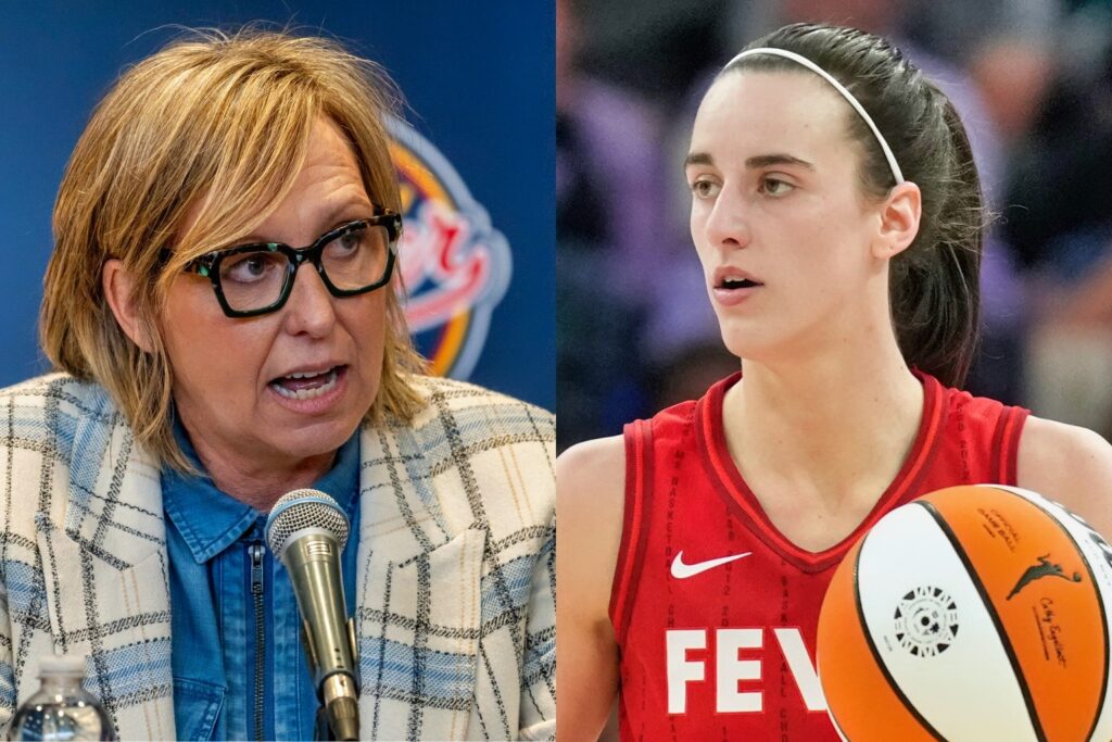 Amber Cox and Caitlin Clark