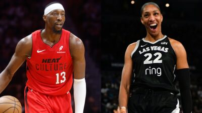 A'ja Wilson&rsquo;s Tunnel Fit Gets Playful Jab From Boyfriend Bam Adebayo Before Las Vegas Aces&rsquo; Victory Over Chicago Sky